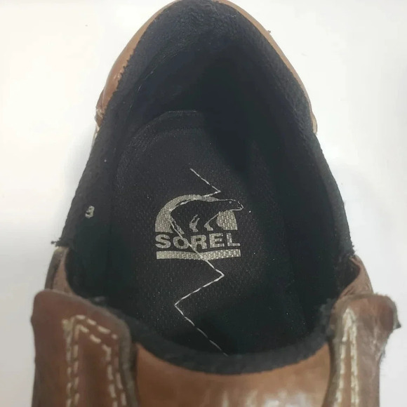 Sorel Mens Brown  Steel Toe Work Shoes,Size 9. - Picture 7 of 13